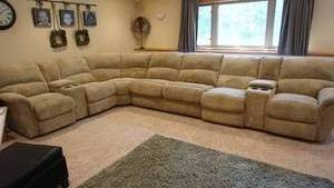 Large Reclining Hide-A-Bed Sectional