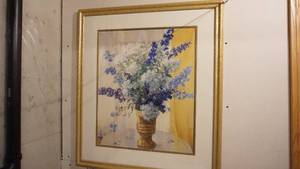 Framed Picture Signed By Carle J Blenner