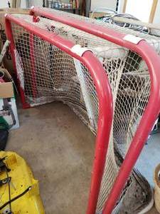 Two Hockey Goal Nets