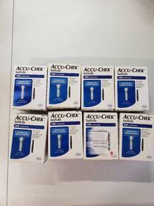 Eight Packs Of Accu-Chec Softclix Lancets--800