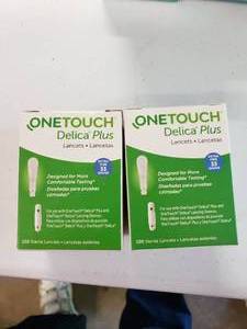One Touch Delica Plus Lancets-Extra Fine 33 Gauge