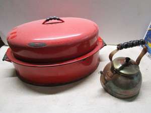 Vintage Enamel Roaster
