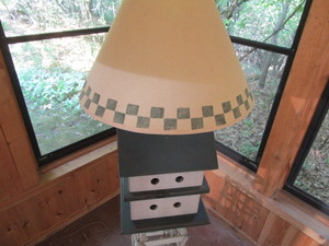 Birdhouse Tower Lamp