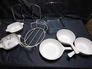 Corning Dishes & Stands