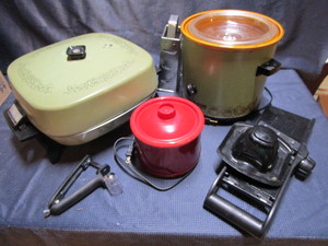 Fry Pan, Crock Pot, Pitter