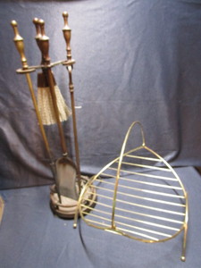 Fireplace Tool Set, Stand