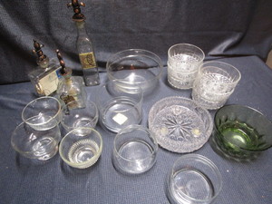 Bottles, Dessert Dishes
