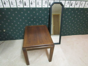 Lamp Table, Mirror