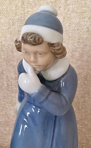 lot 21 image: Two Bing & Grndahl Figurines of Figure Skaters