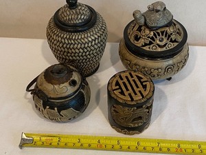 lot 114 image: Four Asian Inspired Items