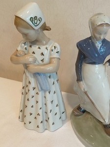 lot 115 image: Two Royal Copenhagen  Figurines