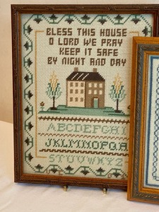 lot 89 image: Three Framed Samplers