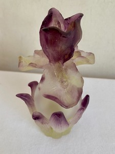 lot 274 image: Daum Iris Figurine Perfume Bottle