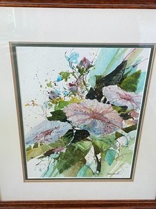 lot 270 image: Two Beautiful Framed Watercolor Paintings