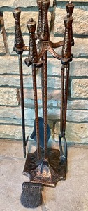 lot 266 image: Fireplace Tool Set