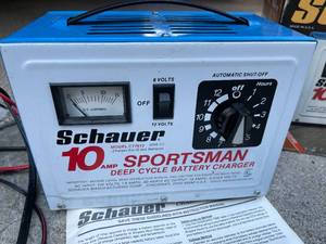 lot 209 image: Schauer 10 Amp Deep Cycle Battery Charger