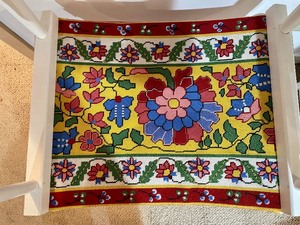 lot 131 image: Neat Needlepoint Directors Chair