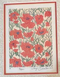 lot 144 image: Watercolor, Etchings and Lithographs by Georgia Chambers
