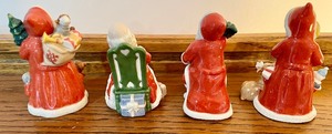lot 161 image: Four Royal Copenhagen Santa Figurines