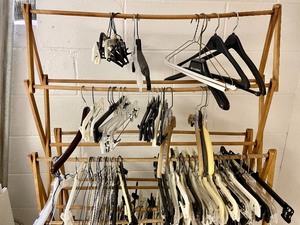 lot 165 image: Large Drying Rack with Hangers