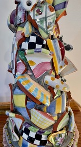lot 159 image: MacKenzie Childs Decorative Tree Figurine