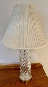 lot 157 image: Waterford Crystal Table Lamp