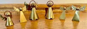 lot 172 image: Small Brass Angels