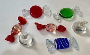 lot 367 image: Glass Candy with a Candy Dish
