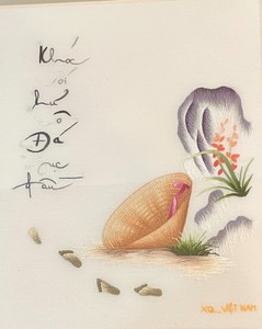 lot 379 image: Thread Art from Vietnam