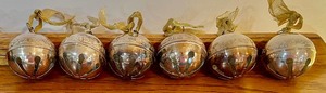 lot 394 image: 6 Wallace Silver Plated Bells