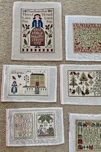 lot 545 image: Completed Needlepoint Pieces