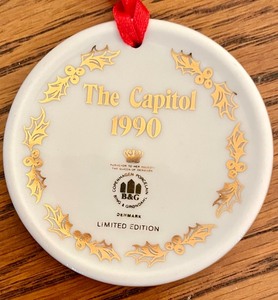 lot 493 image: Bing and Grondahl Ornament