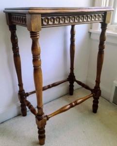 lot 330 image: Vintage Wood Accent Table
