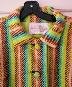 lot 334 image: Multi Colored Vintage Wool Jacket