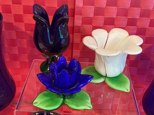 lot 73 image: Decorative Cobalt Blue Items