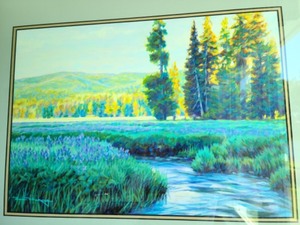 lot 349 image: Acrylic Painting by Zee Huang