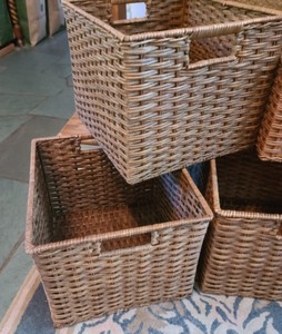 lot 353 image: Woven Storage Baskets