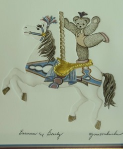lot 358 image: Barnum and Bearly Print by Jane Mason Burke
