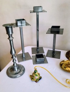 lot 451A image: Decorative Candleholders