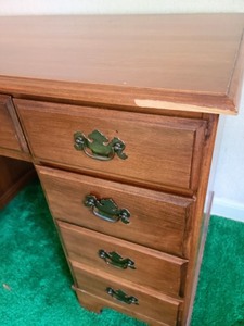 lot 469 image: Vintage Wooden Desk