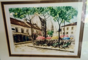 lot 553 image: Framed Vintage Prints