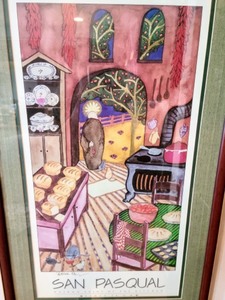 lot 567 image: Framed San Pasqual Print