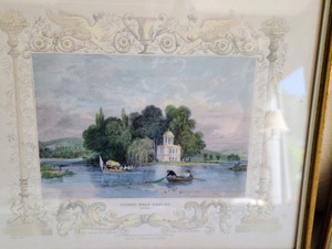 lot 566 image: Pair of Gold Framed Vintage Prints
