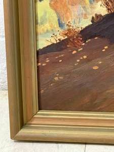 lot 435 image: Oil On Board Framed Art by Ada Skoglund Peterson