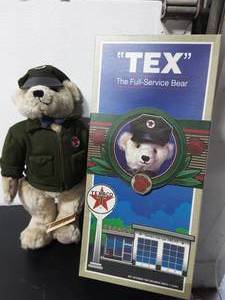 lot 34 image: Texaco Bear- Tex Full Service Bear With Box