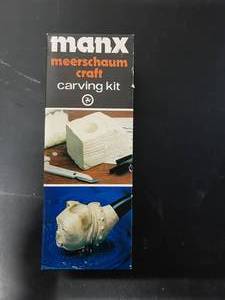 lot 37 image: Manx Meerschaum Carving Kit (Make Your Own Pipe)