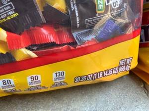 M&Ms Variety Bags