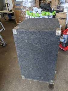 lot 157 image: Carpeted Equipment Case on Wheels