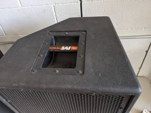 lot 160 image: Two JBL MPro Speakers MP415