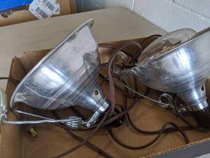 lot 162 image: Two Clamp On Task Lights (Corded)